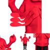 Red Lobster Performance Costume Vibrant Cosplay Prop Perfect For Halloween And Stage Shows