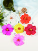 Artificial Tropical Flower Hair Clip for Seaside Holiday,Bridal Hair Accessories,6 Pcs Hawaiian Flower Hairpin for Beach Party