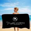 A-Aphex Twin Microfiber Printed Beach Towel Mountain Climbing Yoga Beach Swimming Running Absorbent Soft Towel
