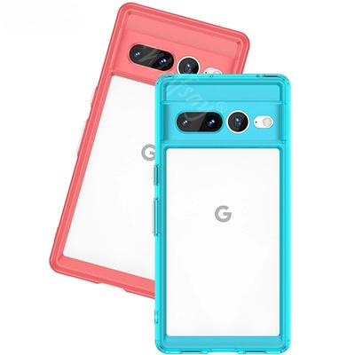 Soft Transparent Case For Google Pixel 7 Pro Case Silicone Colorful Cover Google Pixel 7 Pro Case For Google Pixel 7 8 Pro 8A 6A