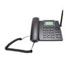 2G GSM Cordless Phone Dual SIM Desktop Landline Phone with 2.4 Inch Display Radio Alarm Clock Function for Home Hotel