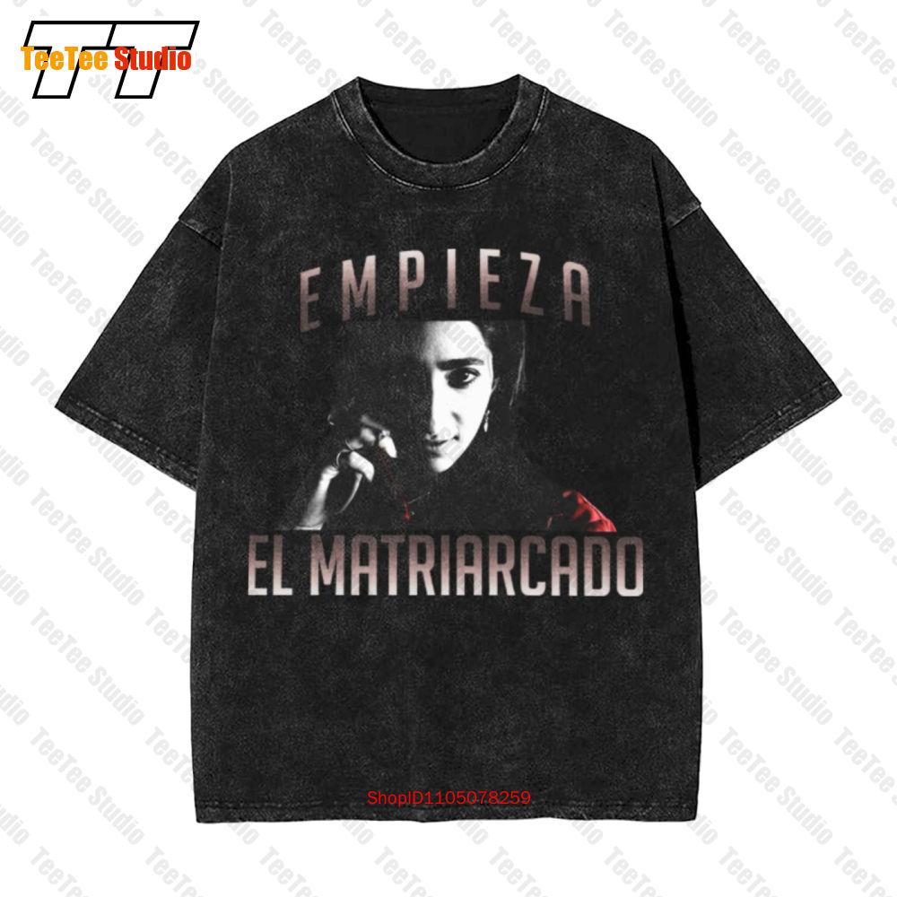 Empieza El Matriarcado Nairobi Money Mask La Casa Heist De Papel Dali Vintage Oversized TShirt WLZ S