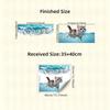 Cute Swimming Cat Toilet Sticker Waterproof Self-Adhesive Non-Toxic Vinyl Decal Safe for Kids Bathroom Wall Decor