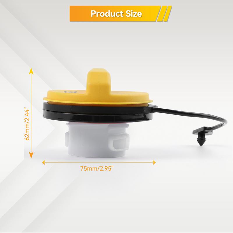 LR053666 ABS Fuel Gas Tank Filler Cap Assembly for Land Rover Discovery 3 4 5 NS Range Rover Evoque Range Rover Sport Jaguar XF