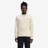 [Baseline] Crewneck Sweatshirt - Ecru/Court Blue/Ox Blood Afpm2537535-Z46