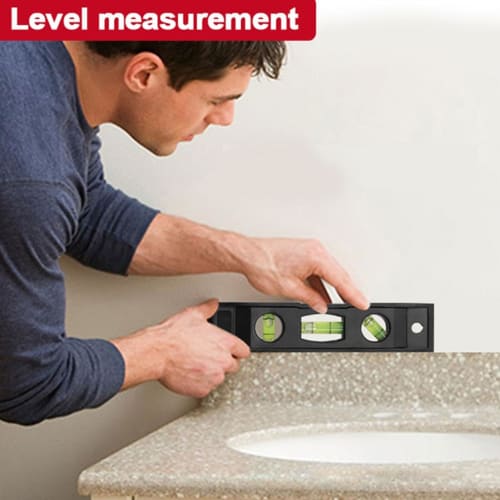 Small Leveling Tool - Pocket Leveling Tool | Spirit Level | Vertical Leveler | 6-Inch Angle Measuring Device | High-Precision Horizontal Leveler | Sma