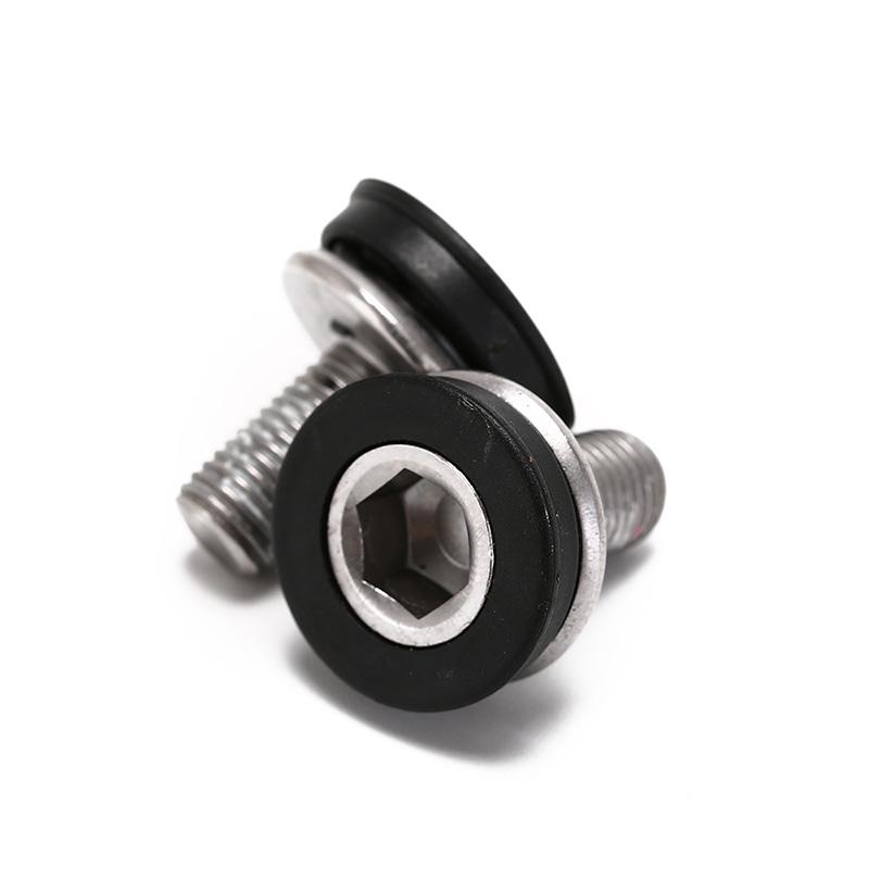 2 Pcs Bolts Bicycle Bike Bottom Bracket Crank Arm For Square Taper Iron Good