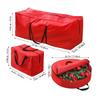 Artificial Xmas Tree Storage Bag Set Large Capacity Waterproof Oxford Cloth Christmas Tree Container with Zipper for Artificial