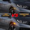 POPMOTORZ Honda Civic Front Fender LED Side Marker Lights Sequential Side Turn Signals Amber Inspection Honda Civic Coupe Sedan Hatchback All Models