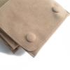 Protable Jewelry Packaging Bag Snap Fastener Soft Velvet Material Bracelet Bags