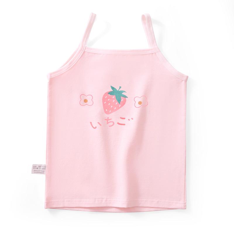 

Камисоль для маленьких девочек в корейском стиле из чистого хлопка M for 25-35 lbs, 105-115 cm tall