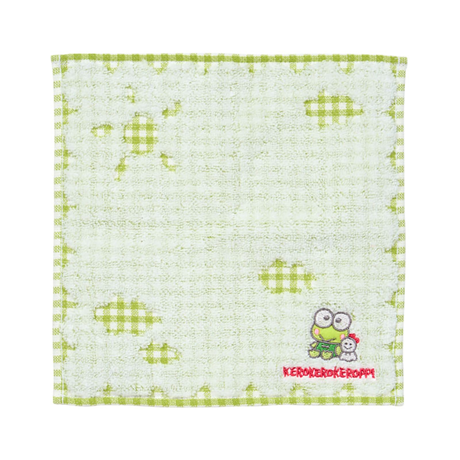 Sanrio Petit Towel Keroppi Handkerchief 583359 (Checkered)
