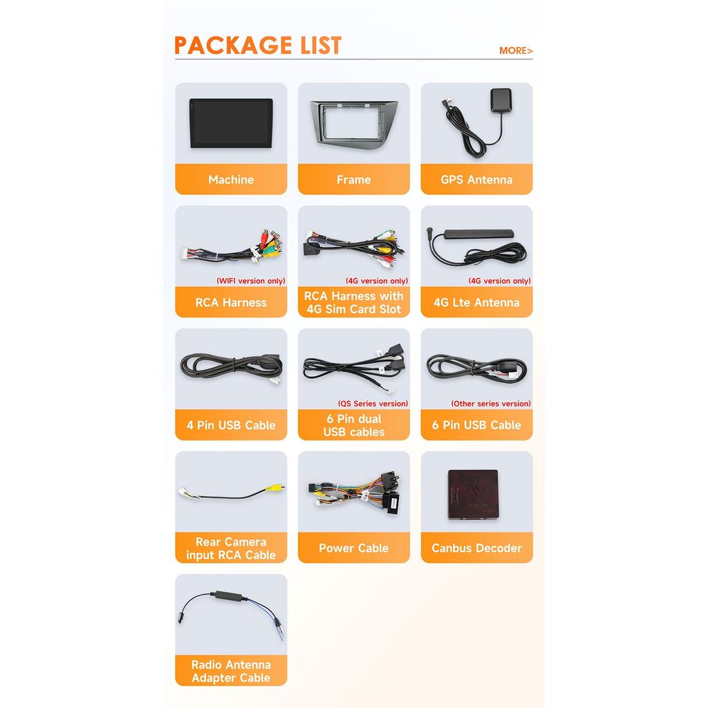 Ossuret Intelligent Snapdragon 6115 Car Radio for Seat Leon MK2 2005-2012 Intelligent Systems Carplay GPS Navigation Stereo Android Auto 2din BT 4G