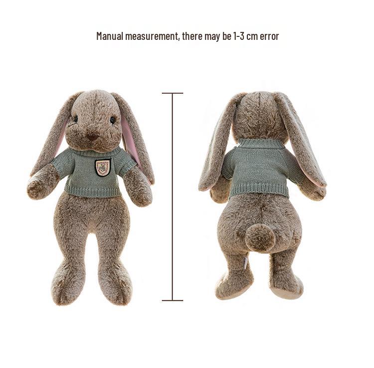 Plush Rabbit Doll - Comforting Toy for Kids, Hand-held Baby Sleep Aid, Perfect Birthday Gift for Children