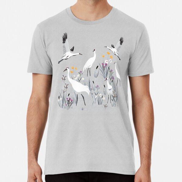 

Whooping cranes comeback S to 5XL Made in the AU/USA T-Shirt 4XL