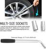 2 Ton Portable Car Jack Set with Lug Wrench, Handle & Socket – Emergency Tire Changing Kit for Cars, SUVs