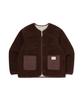 Kodak Brownie Reversible Fleece Jacket Brown