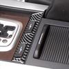 For Acura TL 2004-2008 LHD Seat Heater Button Trim Sticker Black Carbon Fiber Cover Interior Accessories Upgrade Decor Style