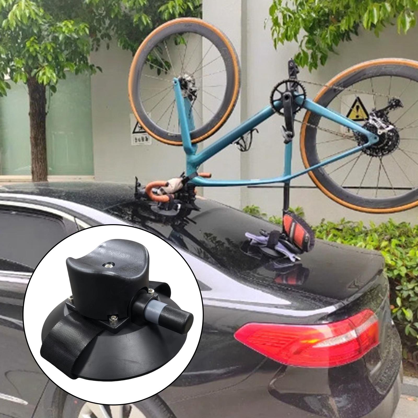

Suction Cup Bike Rack Roof Carrier Professional Portable Bicycle Holder for Car Outdoor Cycling Equipment чорний