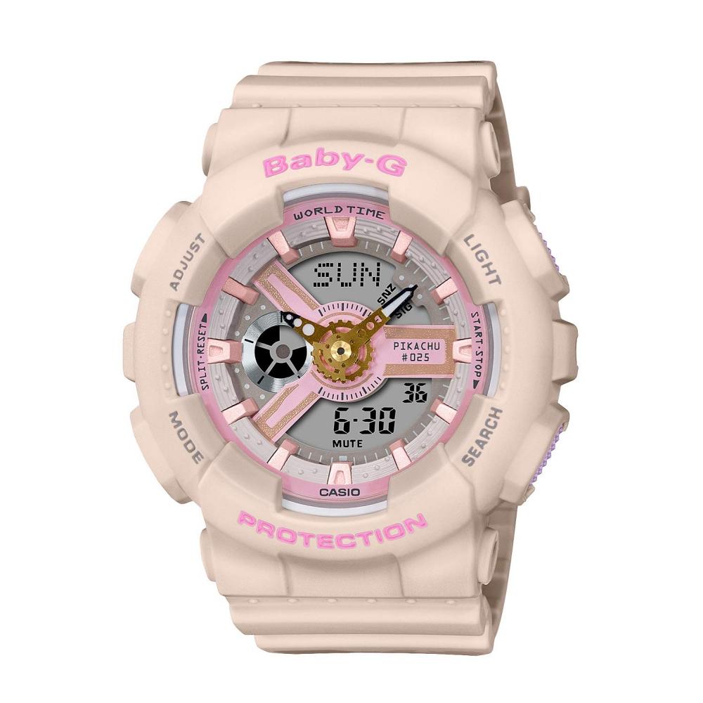

[Casio] Наручные часы BABY Pika Chu Colabulation Модель BA 110PKC 4AJR Женские Pinky