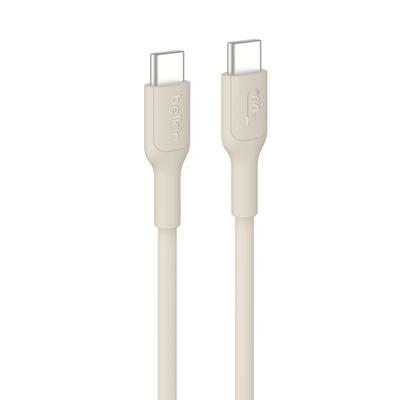 Belkin zu CAB023fq2MSD USB-C USB-C Kabel, 60W, 2.0, PCR, 2M, Sand,