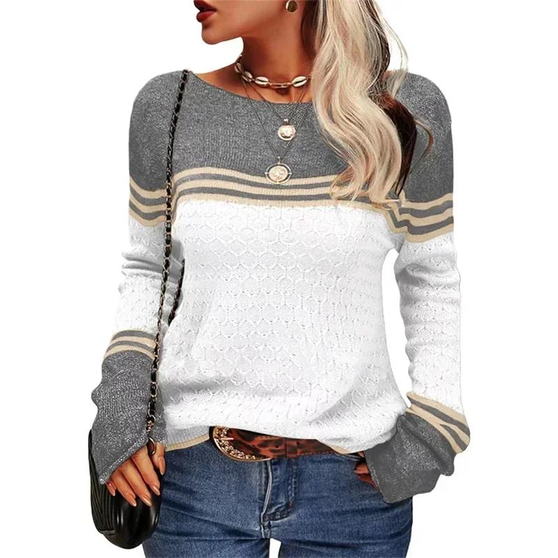 Sweater for Women Winter Thickened Pullover Warm Knitted Stretchy Long Sleeve Oversize Jumper Sweater Tops
