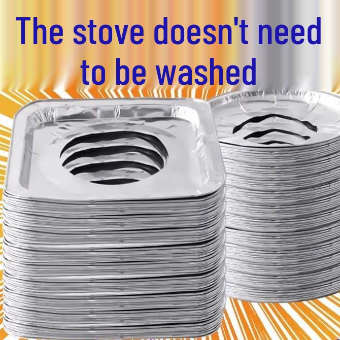 Gas Stove Anti-Oil Protective Sticker - Aluminum Foil Cover Pad