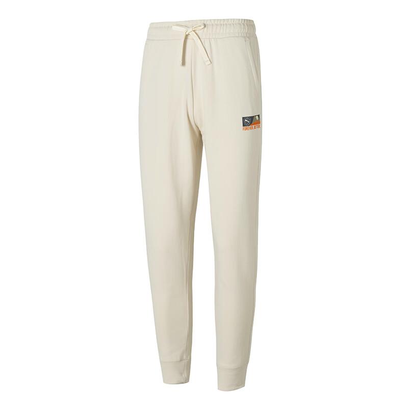 

Puma Solid Color Comfortable Breathable Mid-Rise Knitted Workout Pants Men Bottoms Off-White 629339-87 XXL