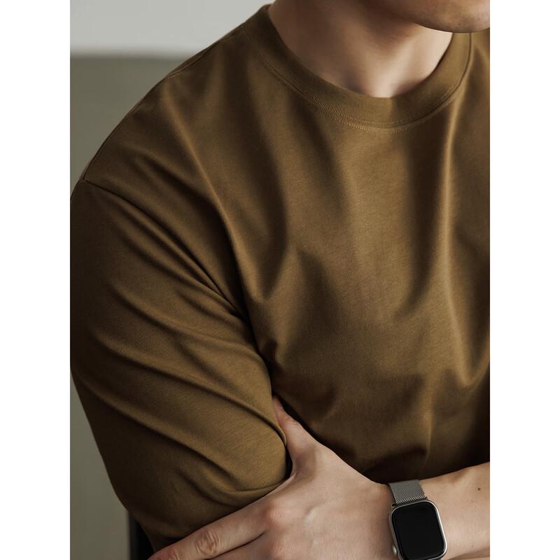 Men's 100% Cotton Long Sleeve Round Neck T-Shirt