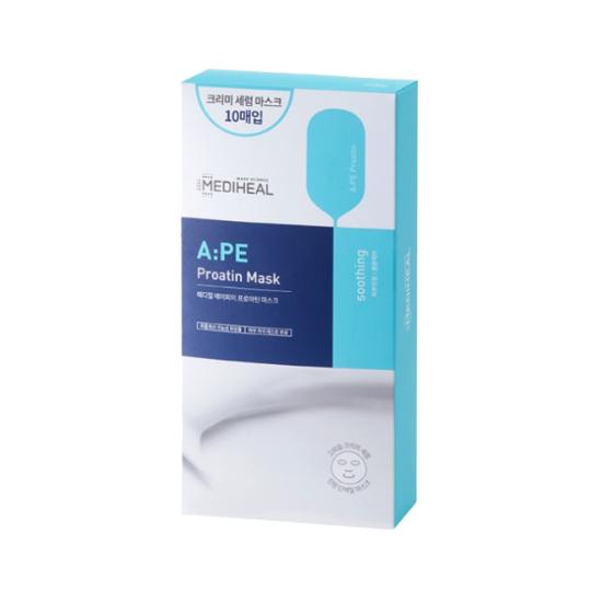 MEDIHEAL APE Proatin Mask Skin Nourishing & Barrier Strengthening Sheet Mask 25ml x 10 Sheets