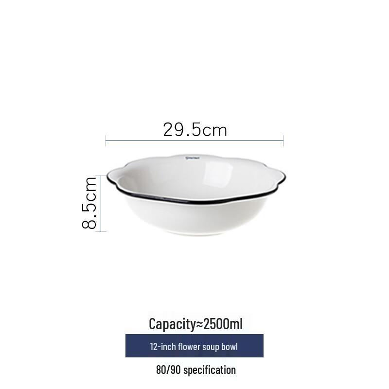 Naijiang Nordic Ceramic Soup Bowl