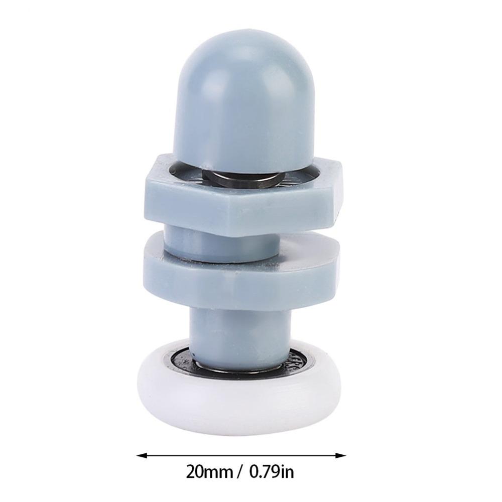 8pcs Durable Shower Door Rollers 20mm Diameter Glass Door Runners Sliding Door Wheels Bathroom Door