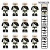 12pcs Military Series Space Police Minifigures Building Blocks