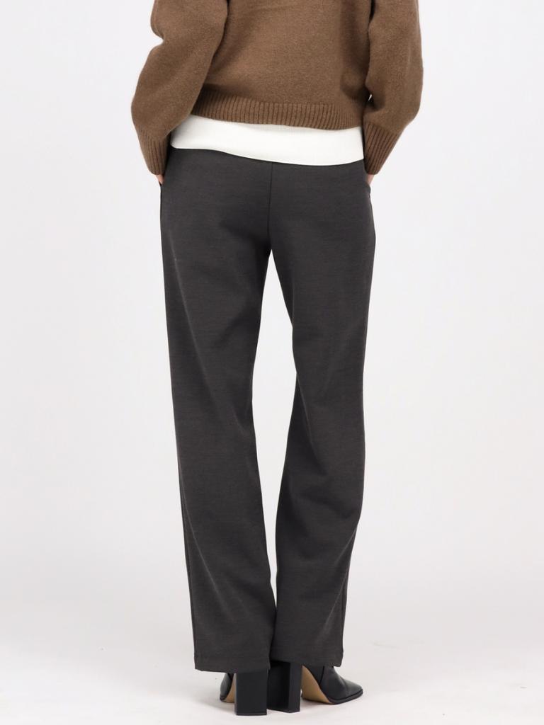 ACUD (Brushed) Semi Wide Slacks Pants _Grey