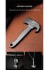 Titanium Alloy Multi-Functional Keychain Tool: Pendant, Pry Bar, Bottle Opener, Package Opener.