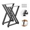 Table Legs, 29.1" H X 24" W Steel Furniture Legs, 2204 Lbs Max Load Heavy Duty, Easy Installation