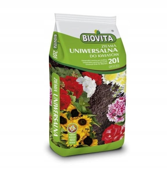 Universal garden soil 5565 pH for flowers 20L