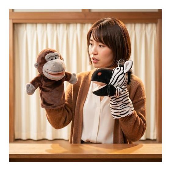Puppet [Inspected by a Domestic Inspection Agency] Stuffed Toy Hand Puppet (pig, Pig, Pig)
