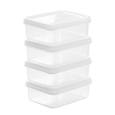Freezer Meat Storage Container Multipurpose Transparent Refrigerator Meat Holder Organizer Box for