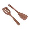 Natural Wood Spatula Long Handle Comfortable Easy To Clean Wood Spatula Kitchen Utensil for Cooking for Mixing for Filtering