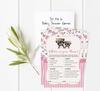 Inkdotpot Baby Shower Game Set Of 50 BabyA  AlphabetA  ABCA  Game Raccoon Jungle Animals Party