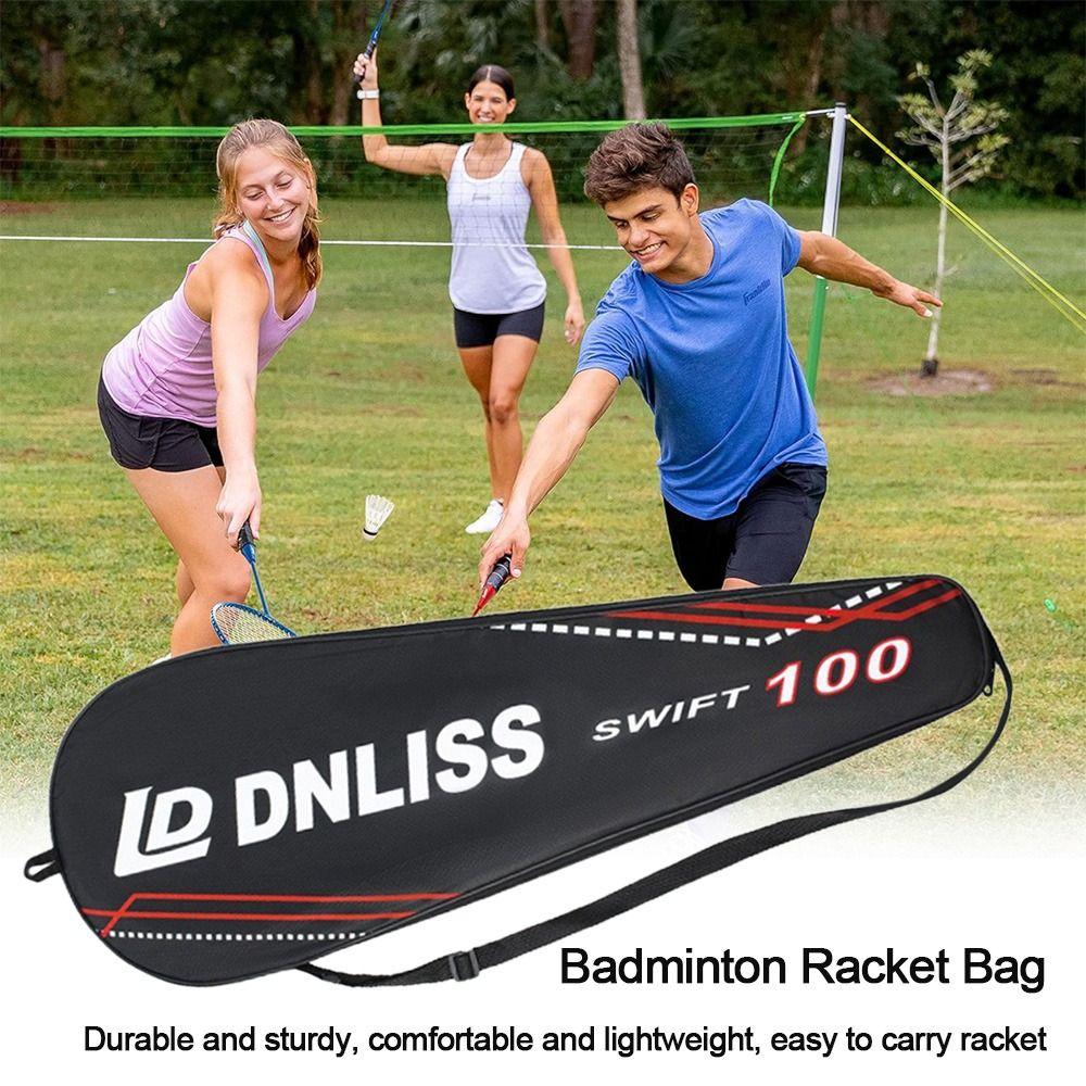 Thick Badminton Racket Cover Portable Tennis Storage Protective Pouch Racket Carrying Bag Sport