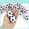 Non-inflatable White Children's Mini Soccer Ball Soft Pu Foam Solid Sports Toy