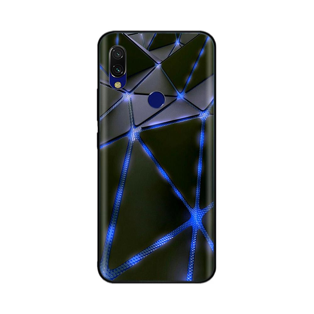 For Xiaomi Redmi 7 Case Redmi7 Black Silicon Bumper Soft Tpu Phone Case Cover For Xiaomi Redmi Note 7 Pro Note7 Case Funda Coque