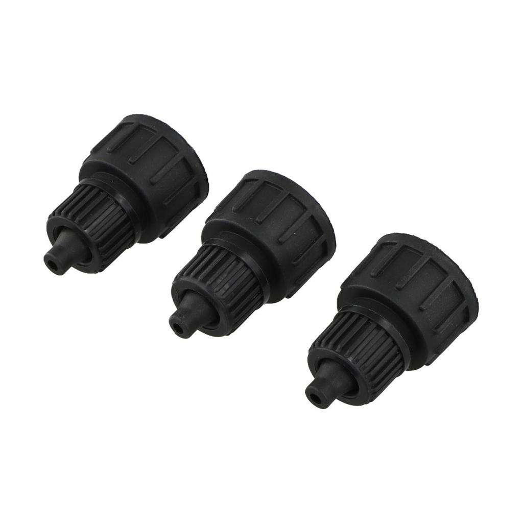 3 Pack Hose Adapter for Drip Irrigation Tubing Locking Technology Reusable