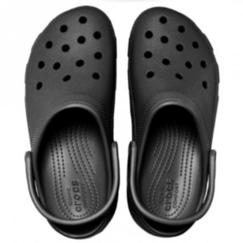 Crocs Classic Platform Clogs Woman Black 206750 001