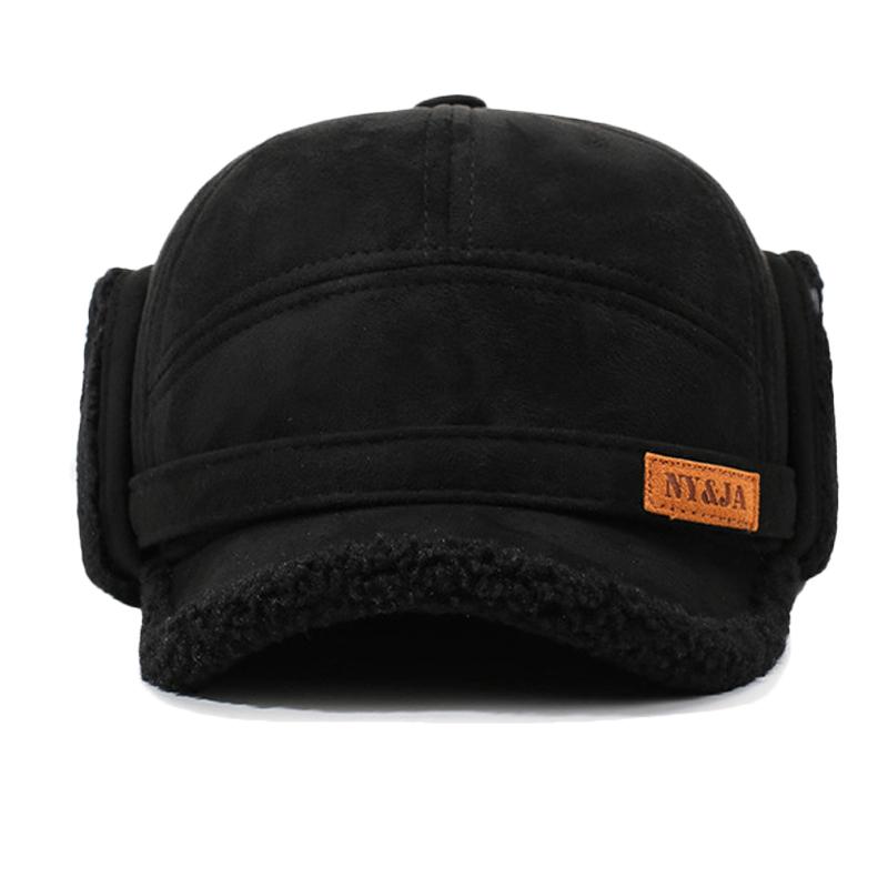 Mittelalterliche und ältere Kappe Herren Winter Vater Warm Kältefest Fliegermütze Großvater Alter Mann Ohrenschutzmütze