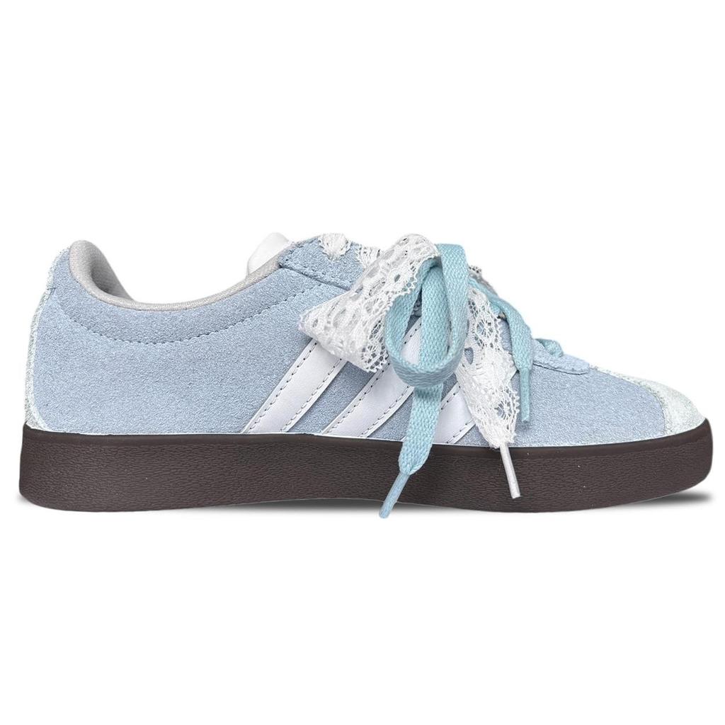 Adidas VL COURT 2.0 Cushioning Abrasion Resistant Low top Skateboard Shoes Unisex Blue White HQ1802(Team2021-)