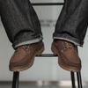 Buty retro buty Martin styl brytyjski duży nosek skórzane buty niskie buty codzienne prawdziwa skóra krótkie buty Z