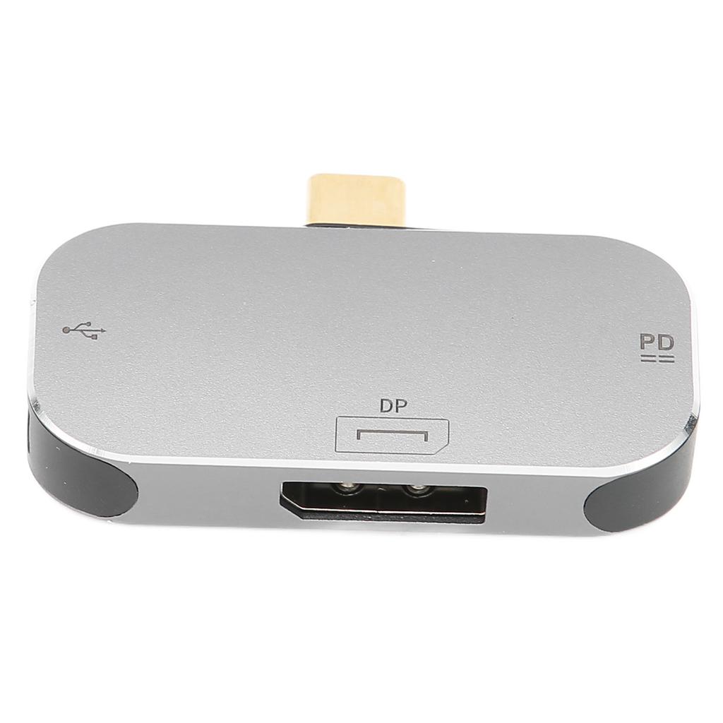 USB C To DP Converter Multifunctional Plug and Play Portable Size High Speed 3 In 1 USB C To DP